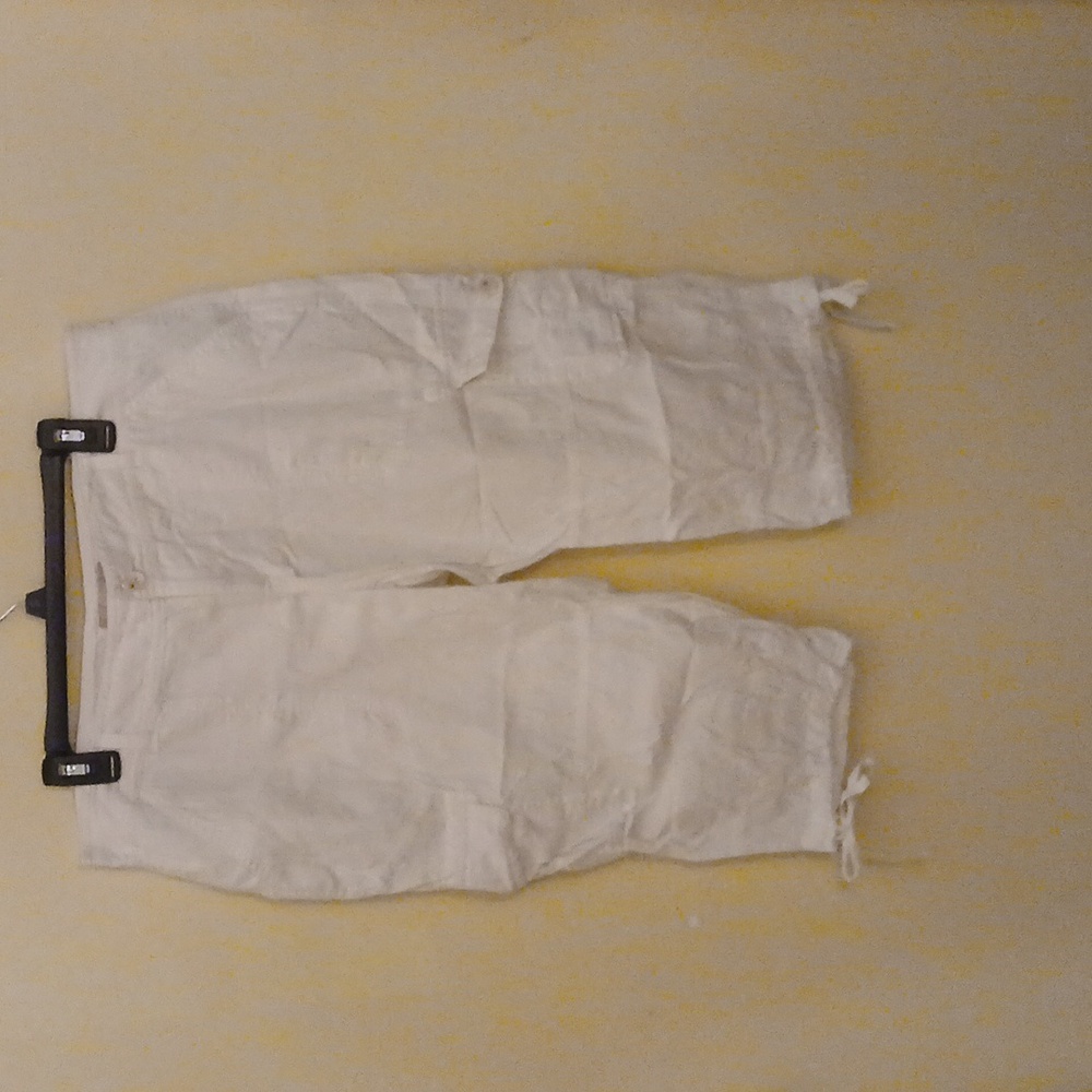 Banana Republic White Cargo Shorts